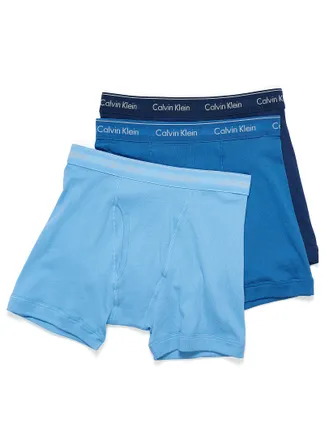 Calvin Klein Mens 5 solid boxer briefs Cotton Classic 3-pack