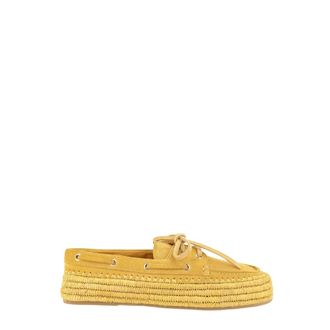 Paloma Barcel&oacute; Dames, Schoenen, Geel, Maat: 38 EU Leer