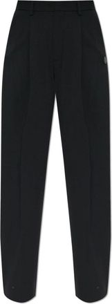 Moncler 4 Edward Enninful - Dames - Straight fit broeken - Zwart - S - Broeken
