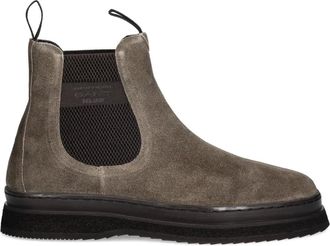 GANT Su&egrave;de laarzen met treklus - Grijs