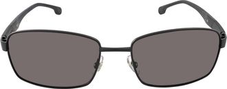 Carrera Polarized Grey Rectangular Mens Sunglasses CARRERA 8037/S 0003/M9 58