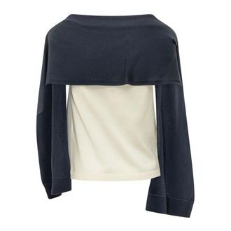 J.W.Anderson Schouder Tanktop - Dames - Truien - Wit - Maat: S
