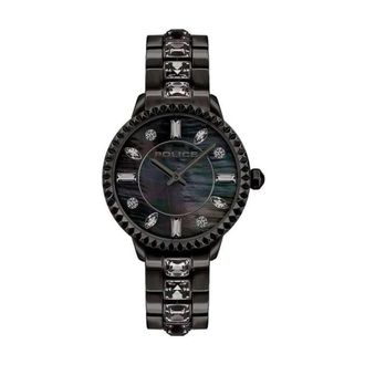 Police Dameshorloge Mopion Pl. 16036Bsu/30M - Dames - Horloges - Zwart - ONE Size - Accessoires