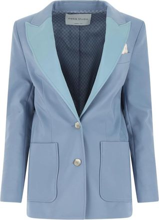 Hebe Studio Giacca - Dames - Blazers - Blauw - L - Jassen