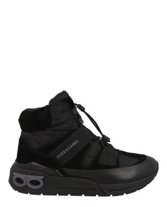 Ferragamo Leonida High-Top Sneakers