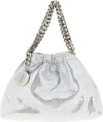 Stella McCartney Falabella Mini Drawstring Crossbody Bag Borse A Tracolla Silver-Donna