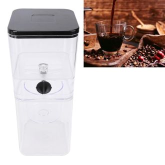Infinite Hielera Ajustable De 400 Ml, Acero Inoxidable/polipropileno/vidrio De Alto Contenido En Boro, Hielera Port&aacute;til Para Caf&eacute; Fr&iacute;o, 611 G, 3 Recipientes, 1