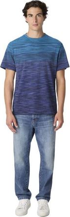 Missoni T-shirt With Faded Flame Pattern in Blue at Nordstrom, Size Xx-Large