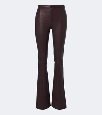 Stouls Icham leather flared pants