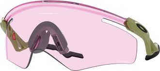 Oakley Stijlvolle zonnebril met brede lenzen - unisex - Zonnebrillen - Groen - 56 MM - Accessoires