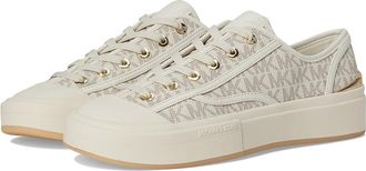 Michael Kors Jude Lace Up Womens Shoes Vanilla : 7.5 M, Synthetic