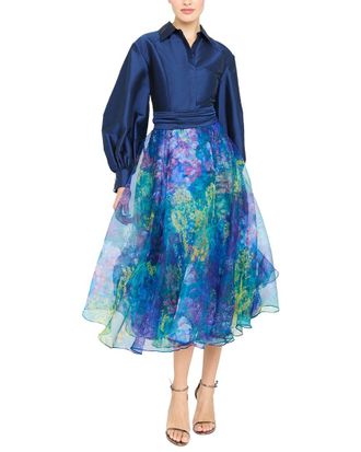 Theia Mary Midi Dress