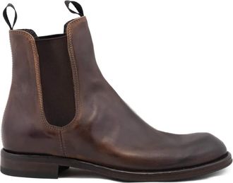 Shoto pull-tab chelsea boots - Bruin