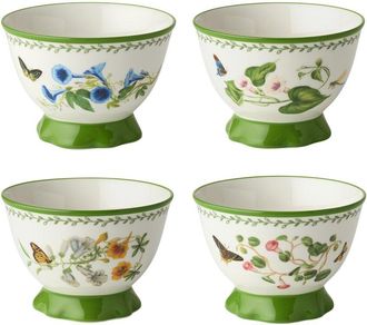 Certified International Mirabella Set Of 4 Footed Ice Cream Bowls