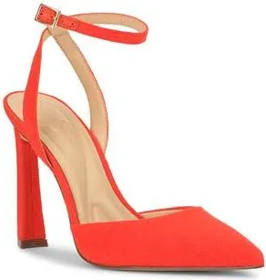 Jessica Simpson Ocanna Ankle Strap Pointed Toe Pump in Orange 04 at Nordstrom Rack, Size 8.5