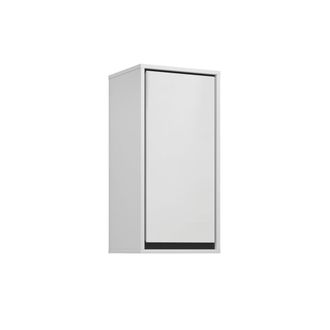 Petits Meubles Armario de pared 1 puerta paneles laminados blanco