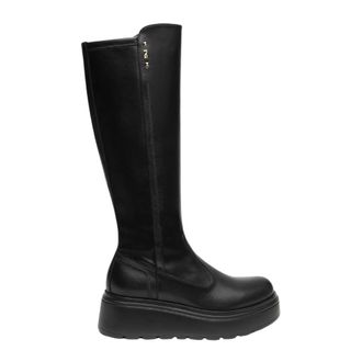 Nero Giardini Stivale al ginocchio con plateau - - Shoes - Donna - Nero - 37 EU