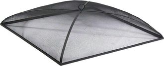 Sunnydaze Spark Screen 30In Square Heavy-Duty Steel Mesh Fire Pit Cover Accessory