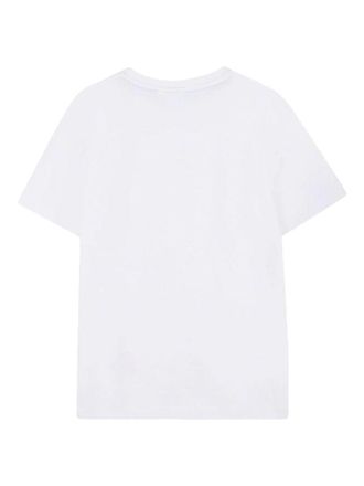 HUGO BOSS Logo-Embroidered Cotton T-Shirt - White