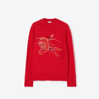 Burberry Cross Stitch EKD Wool Cashmere Sweater