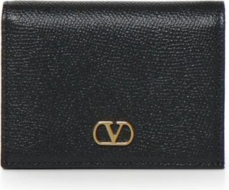 Valentino Garavani VLogo Signature Portemonnee - Dames - Accessoires - Zwart - Maat: ONE Size Leer