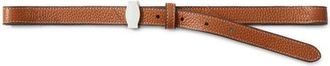 Veronica Beard Dash Leather Belt in Hazelwood at Nordstrom, Size X-Small