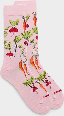 Jimmy Lion Mens Root vegetable socks