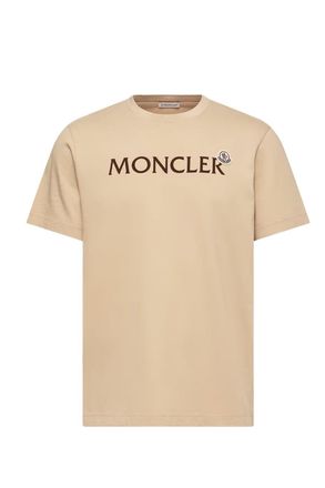Moncler CLASSIC LOGO T SHIRT Size: XXL, colour: BEIGE
