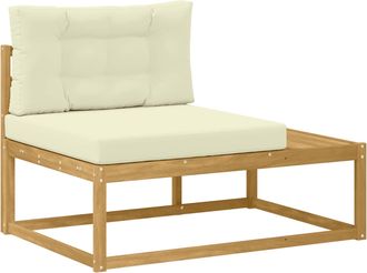 vidaXL Sof&aacute; De Esquina Exterior Blanco 115 X 83 X 73 Cm Poli&eacute;ster Vidaxl