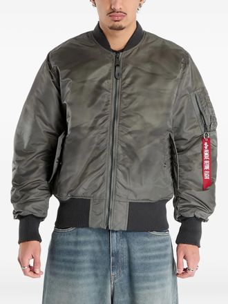 Alpha Industries Bomber MA-1 con effetto vissuto - Grigio