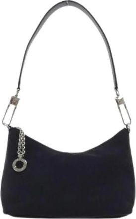 Bulgari Pre-owned Vintage Schoudertas - Dames - Vintage Schoudertas - Zwart - ONE Size - Leer - Vintage