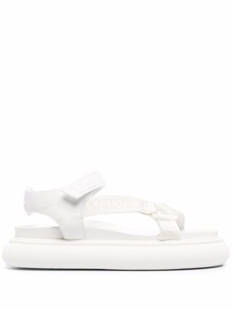 Moncler Sandali Catura 35mm con chiusura a strappo - Bianco