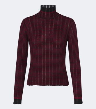 Proenza Schouler Jersey Stina de lana y algod&oacute;n a rayas
