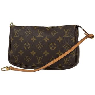 Louis Vuitton Brown Monogram Pochette Pouch (Pre-Owned)