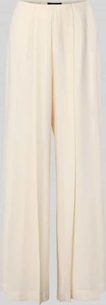 s.Oliver Black Label Weite Hose mit Bundfalten in Sand, Gr&ouml;&szlig;e 34