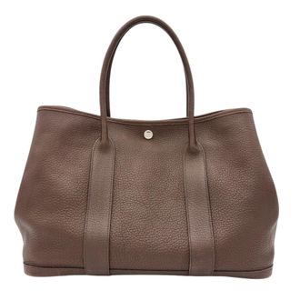 Herm&egrave;s Garden Brown Negonda Leather Tote Bag (Pre-Owned)