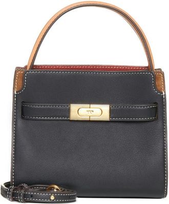 Tory Burch Lee Radziwill Black Leather Bag