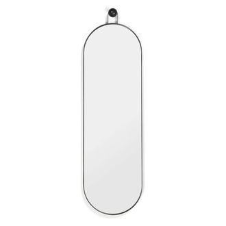 Ferm Living Poise Oval Spiegel, 98,9 x 28,3 cm, schwarz