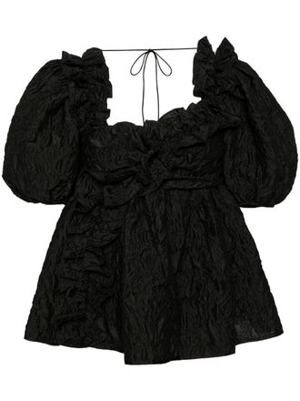 Cecilie Bahnsen Top Oriana - Nero