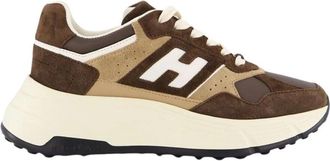 Hogan Bruine Sneaker voor Dames - Dames - Sneakers - Bruin - 39 EU - Schoenen