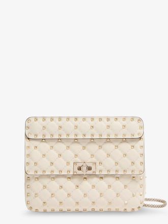 Valentino Garavani Borsa a tracolla Rockstud Spike in pelle con iconiche borchie all-over - VALENTINO GARAVANI - gender_Woman