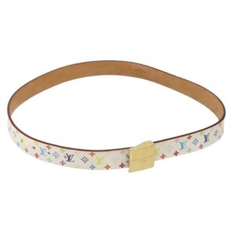 Louis Vuitton Pre-owned Canvas Belt - female - Louis Vuitton Vintage - Vintage Belts - Multicolor - ONE SIZE - Pre-owned