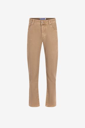 Jacob Cohen Gef&auml;rbte Jeans mit geradem Bein aus Baumwolle und Lyocell Bard