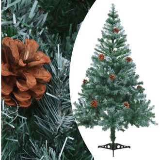 vidaXL &Aacute;rbol De Navidad Glaseado Con Pi&ntilde;as 150 Cm Vidaxl