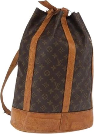 Louis Vuitton Pre-owned Bucket Bags, female, Brown, Size: ONE SIZE Pre-owned Bucket Bag
