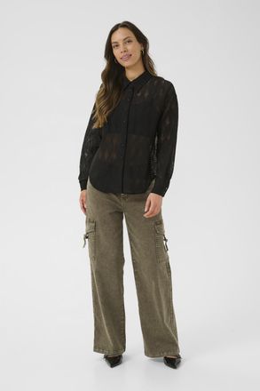 Cream Overhemd met lang mouwen CRBillie Regular fit black