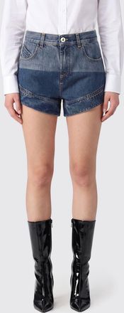 The Attico Pantaloncini in denim con design cut-out e vita media