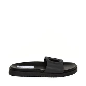 Steve Madden Mayke Sandal BLACK LEATHER