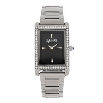 Sophie & Freda Wilmington 25 mm Bracelet Watch with Swarovski Crystals