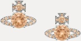 Vivienne Westwood Ismene Earrings -Platinum-champagne-cz -Platinum-champagne-cz Women